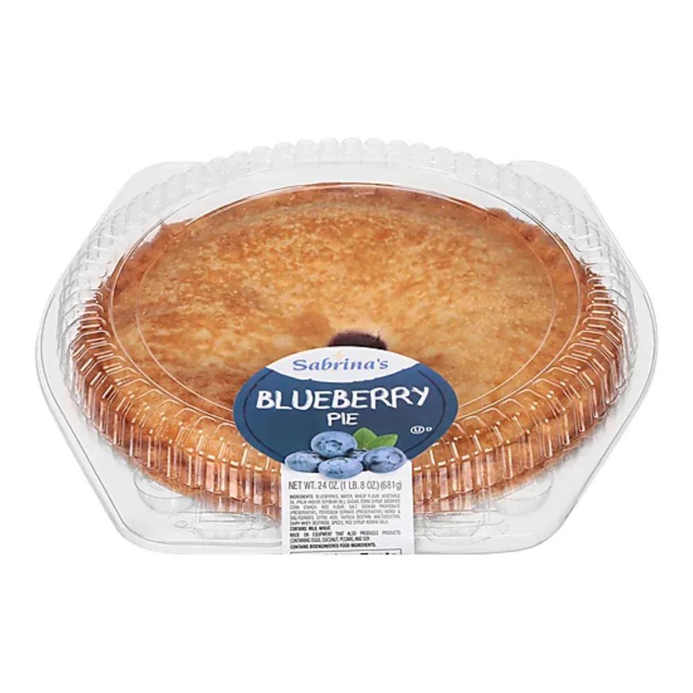 070163982208 SABRINAS PIE BLUEBERRY BAKED 8" - Image 1