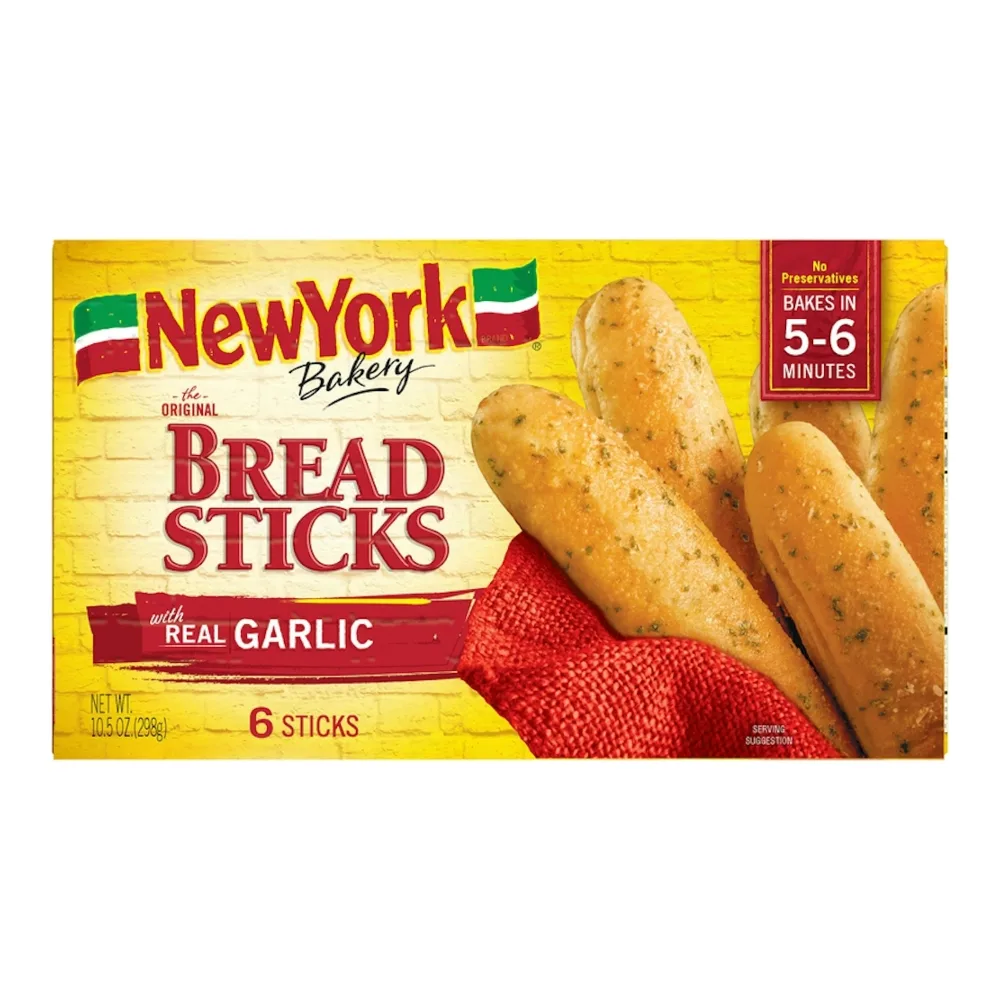 070459009107 NEW YORK GARLIC BREADSTICKS 10Z - Image 1