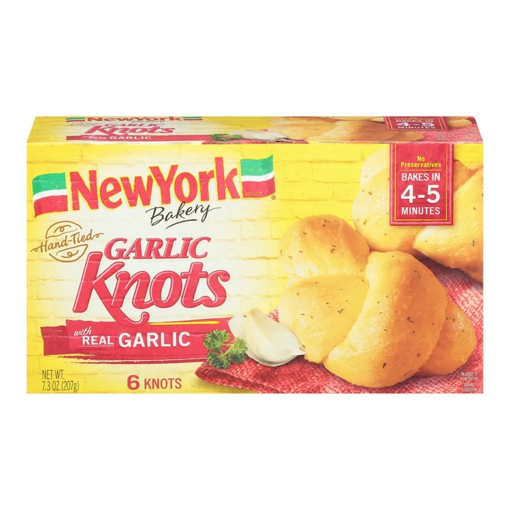 070459009305 NY GARLIC KNOTS 6CT - Image 1