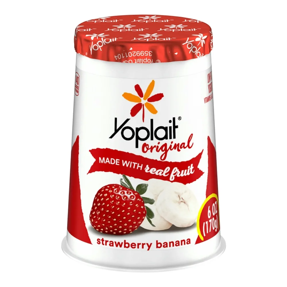 070470003139 YOPLAIT STRAWBERRY BANANA 6Z - Image 1