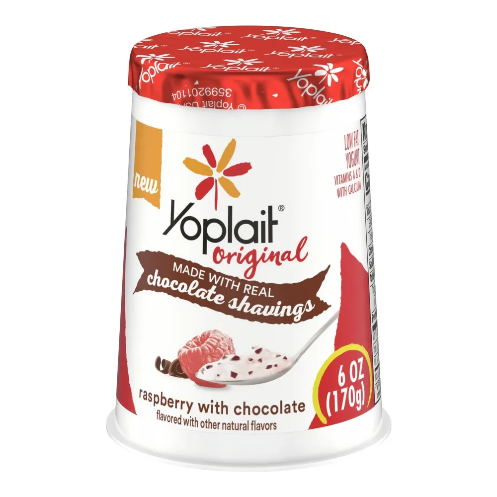 070470200835 YOPLAIT ORG RSPBRY CHOC YOG 6Z - Image 1