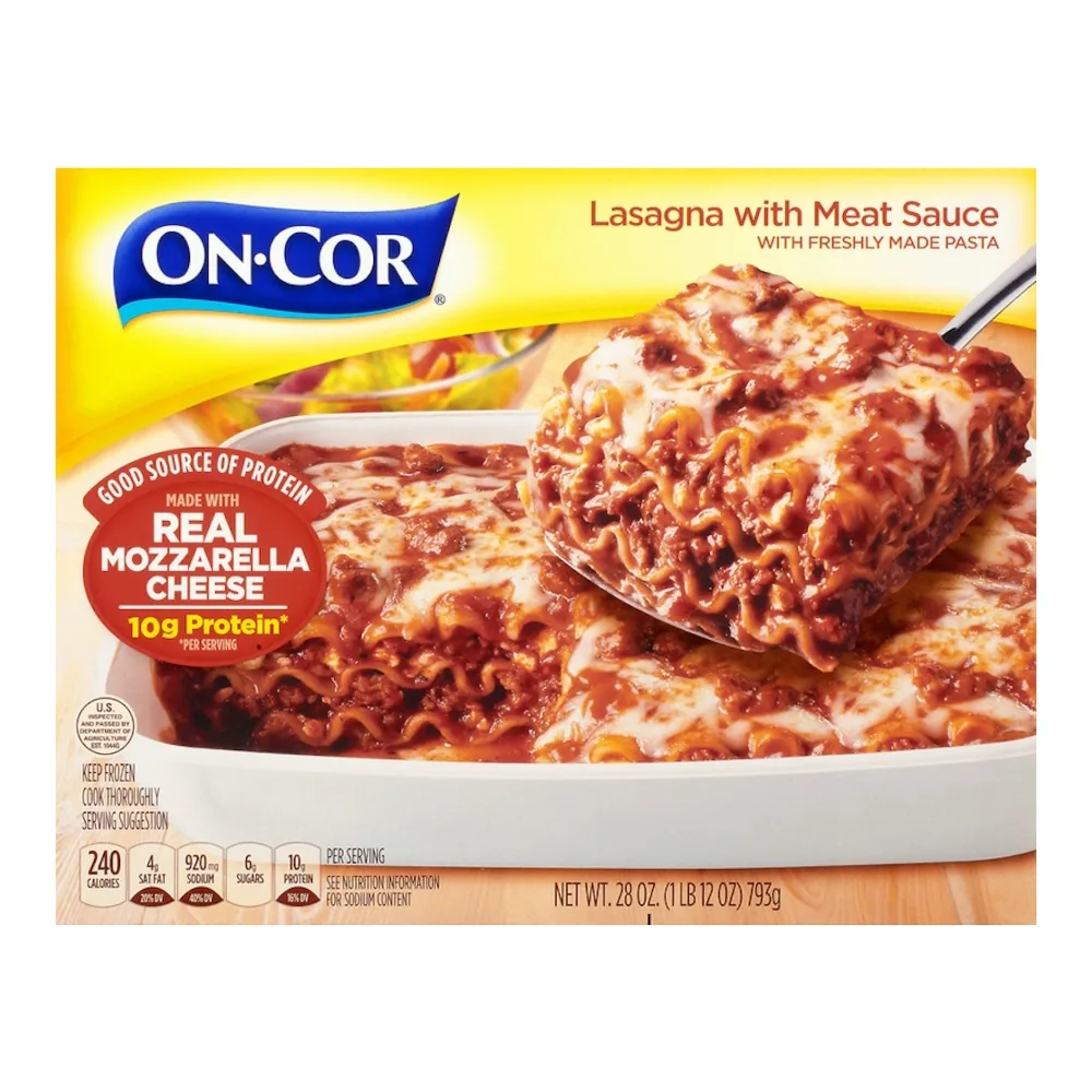 070575040220 ON-COR LASAGNA W/MEAT SCE 28Z - Image 1