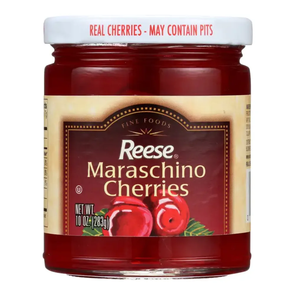 070670008873 REESE RED CHERRIES 10Z - Image 1