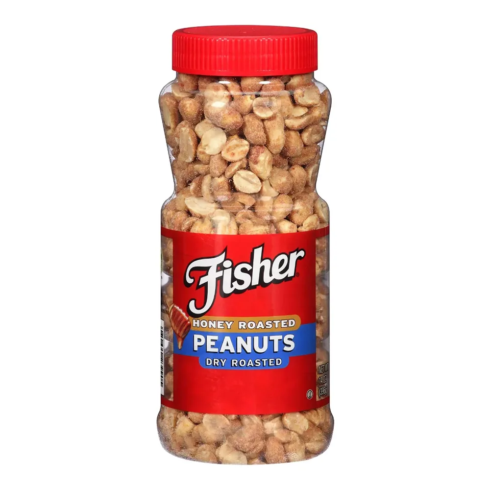 070690239905 FISHER HONEY ROAST PEANUTS 14Z - Image 1