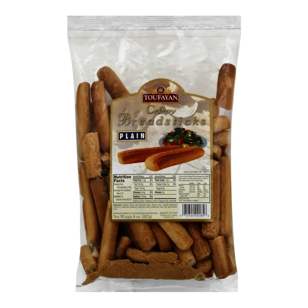 070704001856 TOUFAYAN BREADSTICKS PLAIN 8Z - Image 1