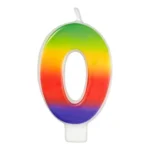 PARTY EXPO NUMERAL CANDLE #0