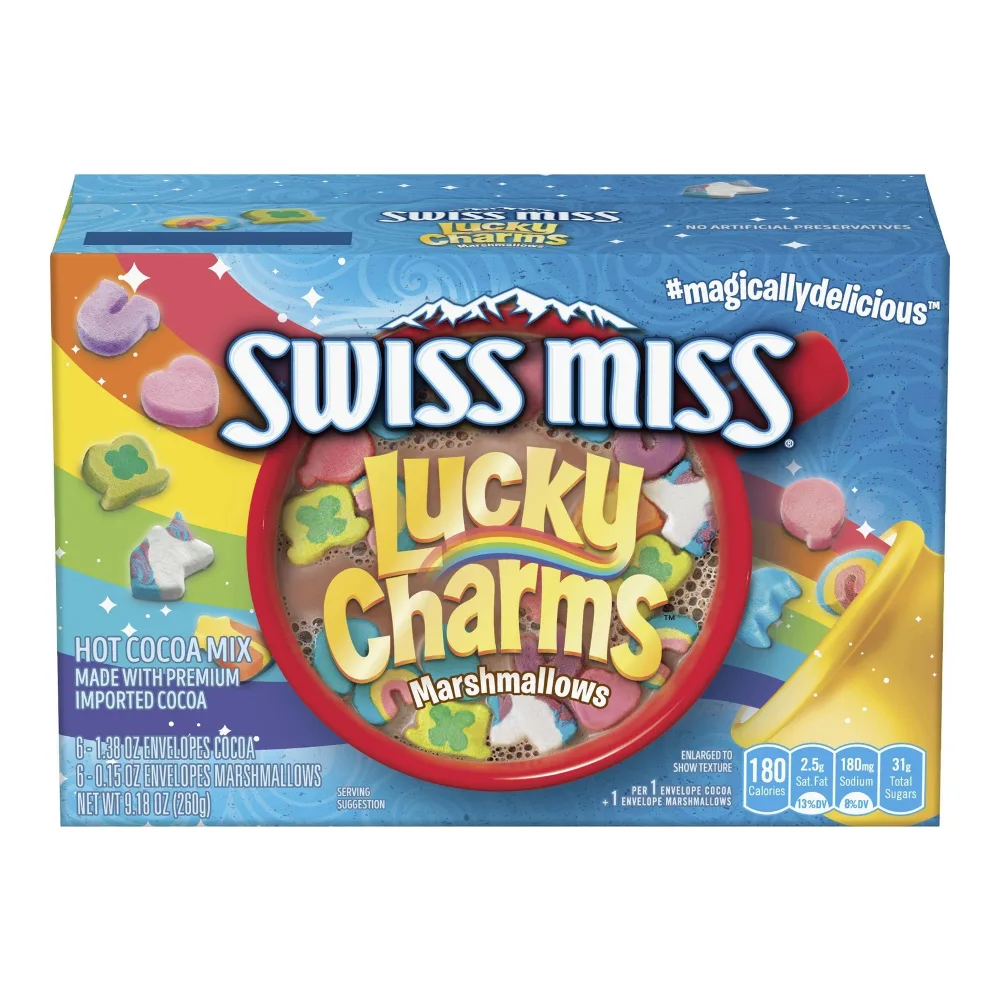 070920050126 SWISS MISS LUCKY CHARM COCOA 6CT - Image 1