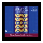 SARATOGA SPARKLING MANGO DRAG 6PK/12Z/72Z