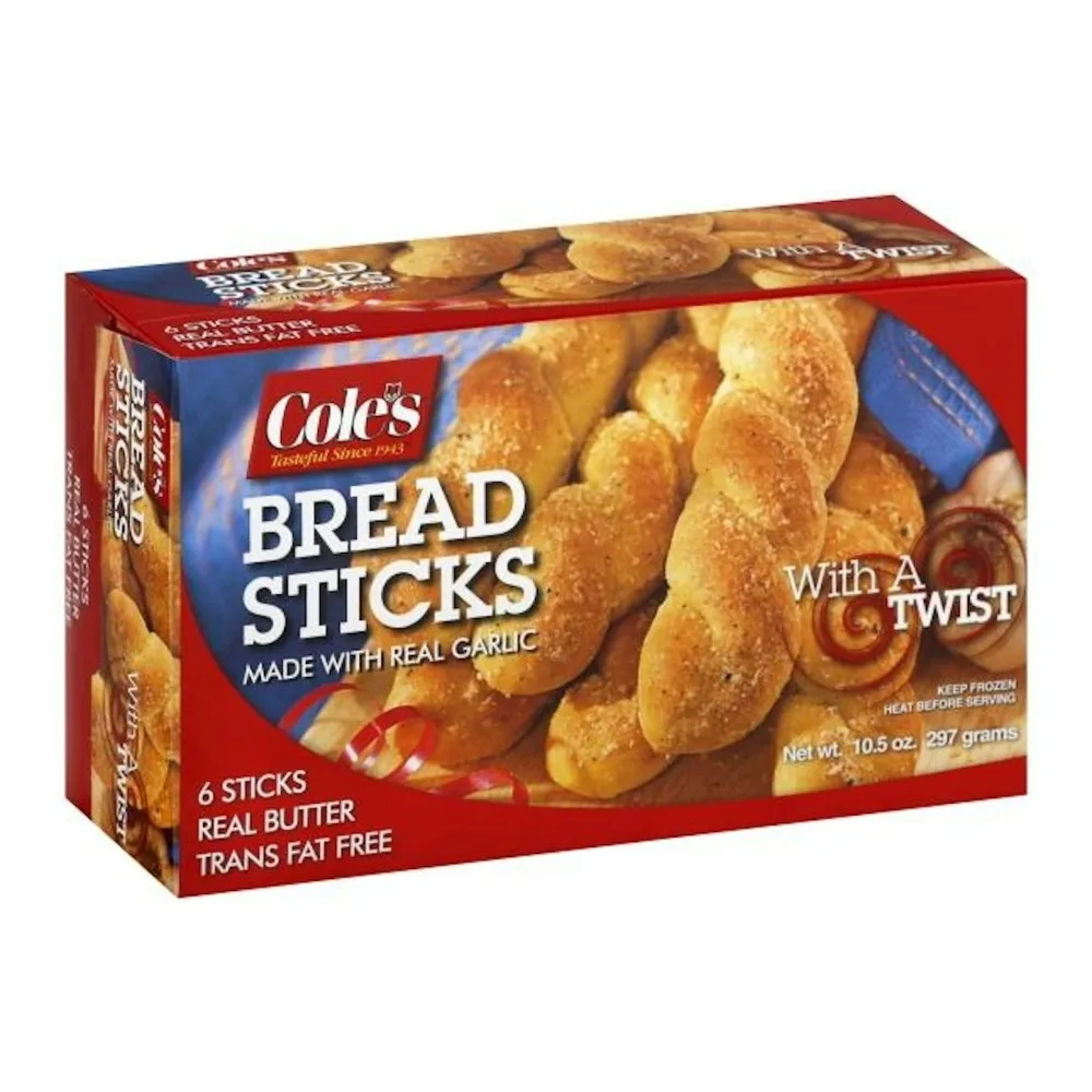 071052000324 COLE GARLIC BREAD STICKS 10Z - Image 1