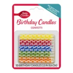 BC CONFETTI CANDLE 20CT