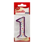 BC NUMERAL CANDLE #1