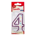 BC NUMERAL CANDLE #4