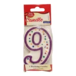 BC NUMERAL CANDLE #9
