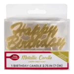 BC HAPPY BDAY CANDLE 1CT