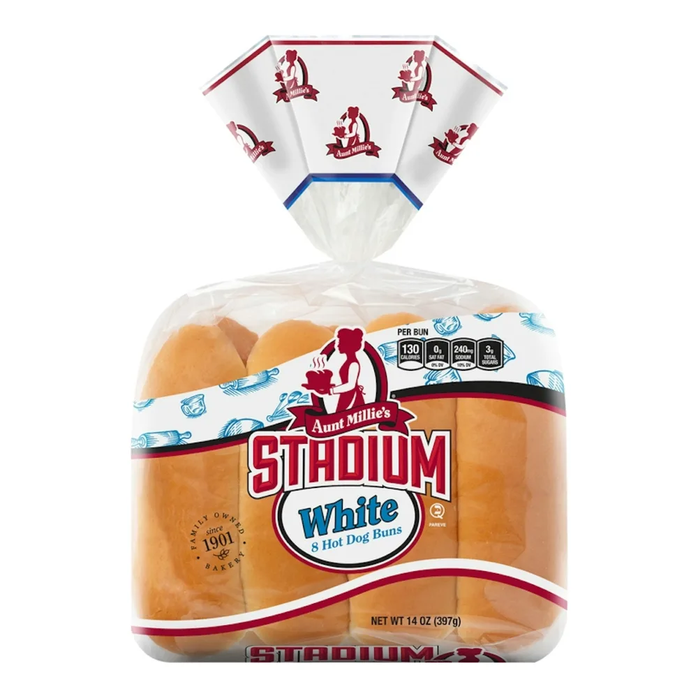 071314042772 AUNT MILLIES HOT DOG BUNS 8PK - Image 1