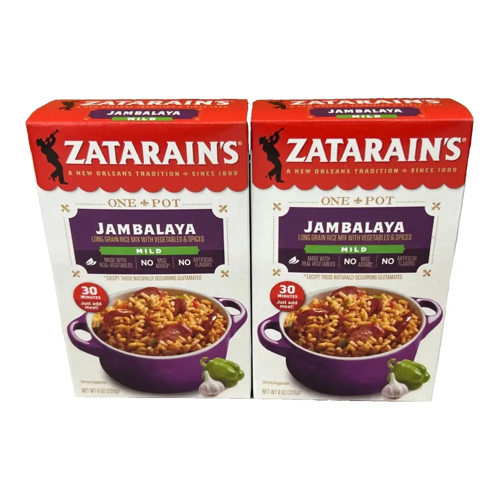 071429010789 ZATARAINS MILD JUMBALAYA MIX 6Z - Image 1