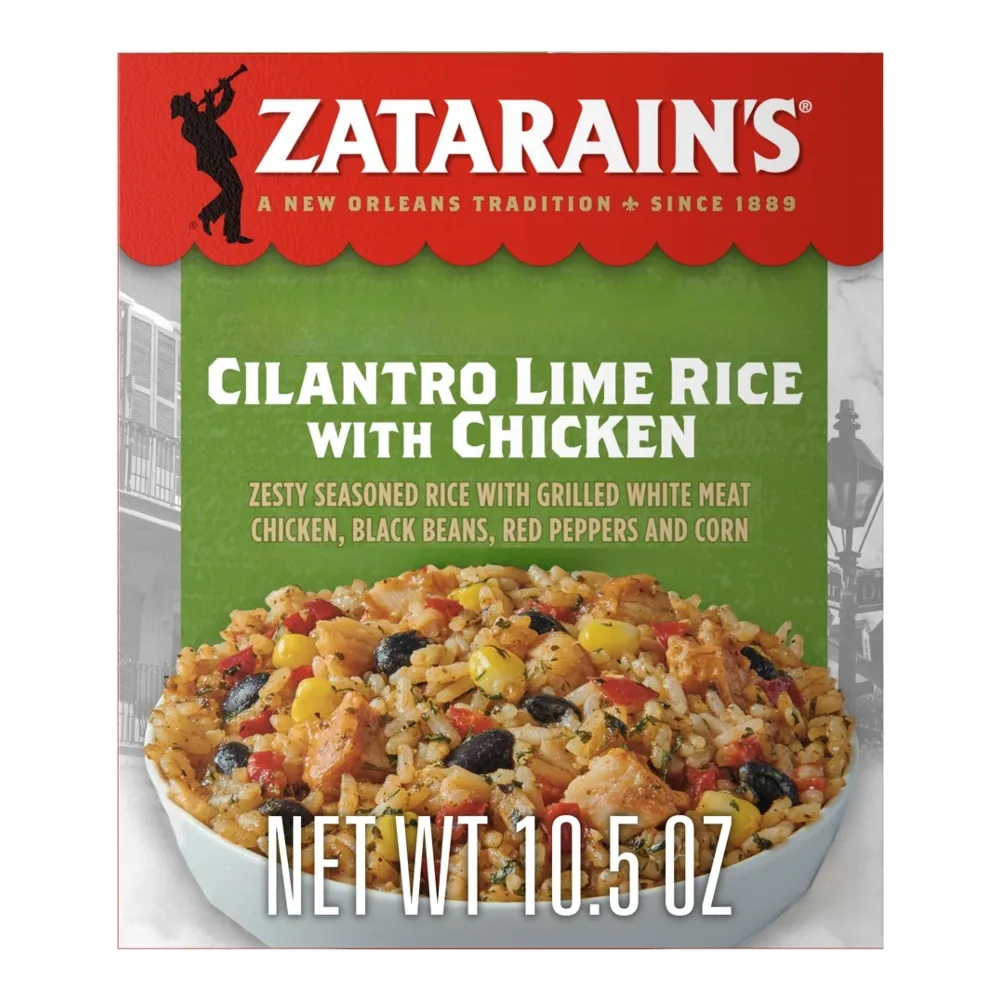 071429015029 ZATARAINS CILANTRO LIME RICE W/CHICK 10.5Z - Image 1