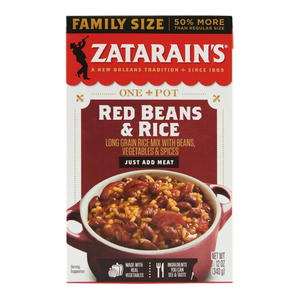 071429089396 ZATARAINS RED BEANS & RICE MIX 12Z - Image 1