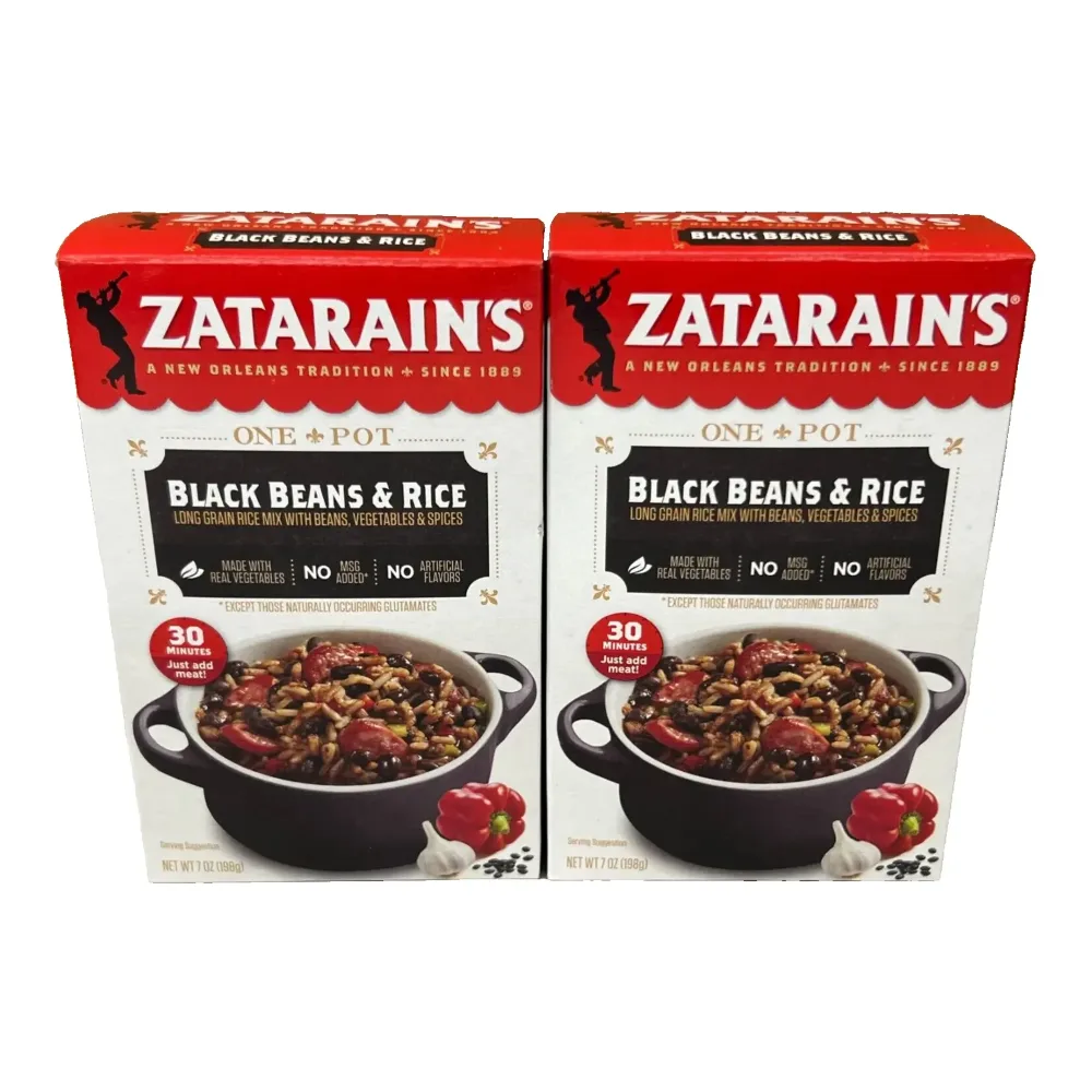 071429099432 ZATARAINS BLACK & RICE 7Z - Image 1