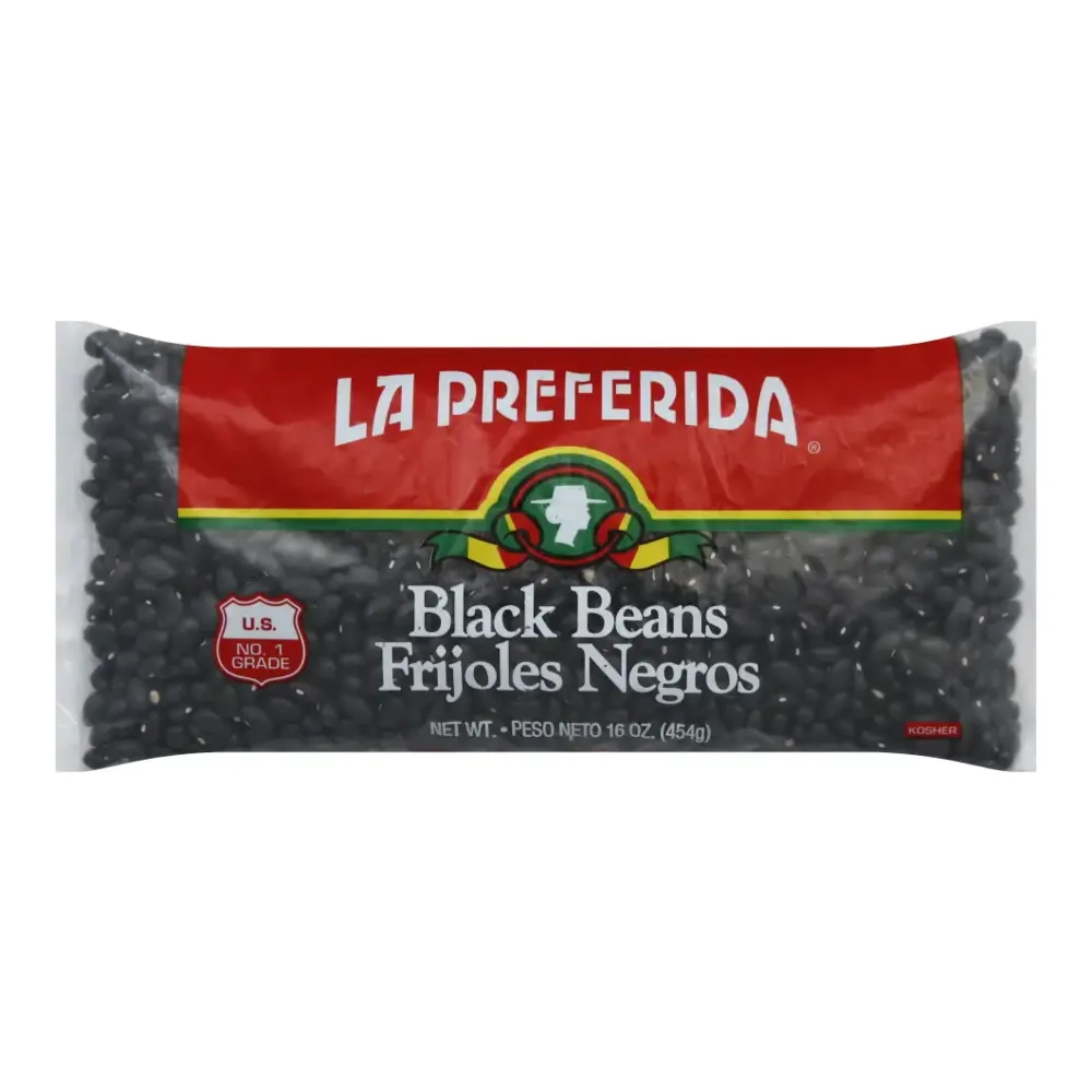 071524012152 LP BLACK BEANS BAG 1LB - Image 1