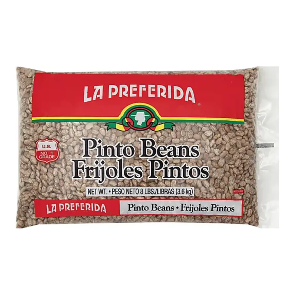 071524012282 LP PINTO BEANS (CELLO) 8LB BAG - Image 1