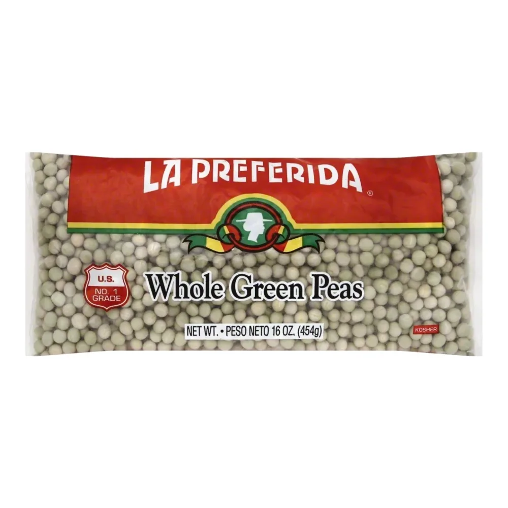 071524012442 LP WHOLE GREEN PEAS 16Z - Image 1