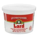 LP MANTECA / LARD 2.5LB