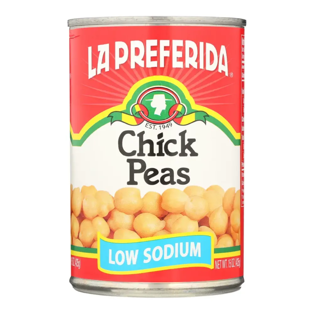 071524018499 LP CHICK BEANS / LOW SODIUM 15Z - Image 1