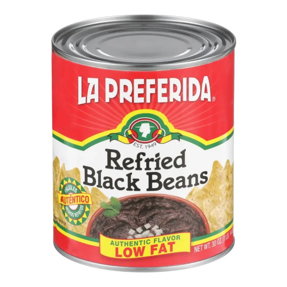 071524100521 LP REFRIED BLACK BEANS F/FREE 30Z - Image 1