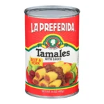 LP BEEF TAMALES WITH SAUCE 15Z