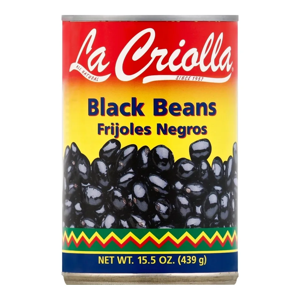 071692000616 CRIOLLA BLACK BEANS 15Z - Image 1