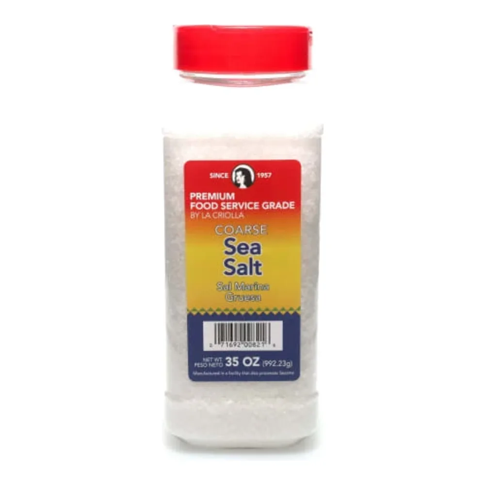 071692008216 CRIOLLA COARSE SEA SALT 35Z - Image 1