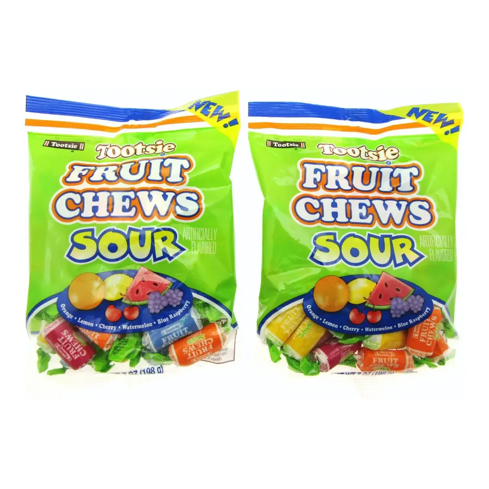 071720076002 TOOTSIE FRUIT CHEWS SOUR 7Z - Image 1