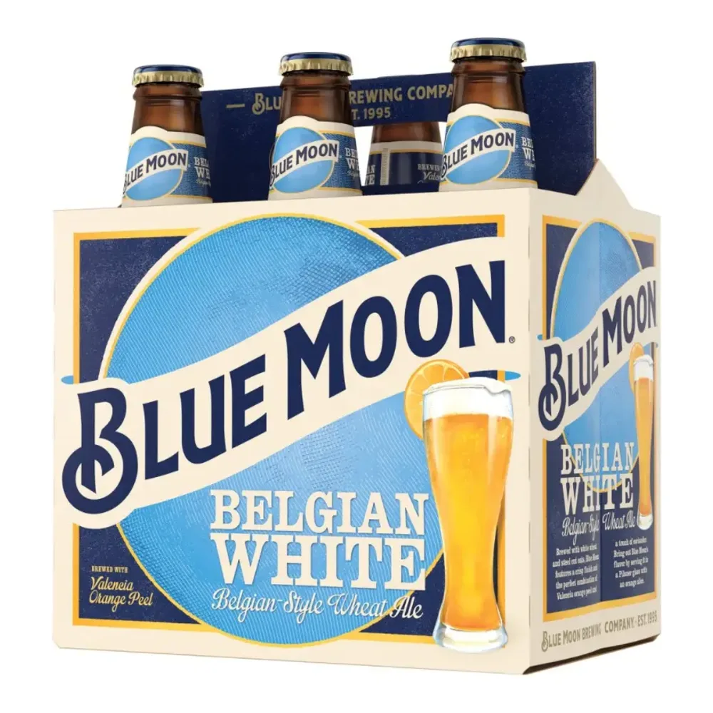 071990095116 BLUE MOON WHITE ALE 12Z/6PK - Image 1