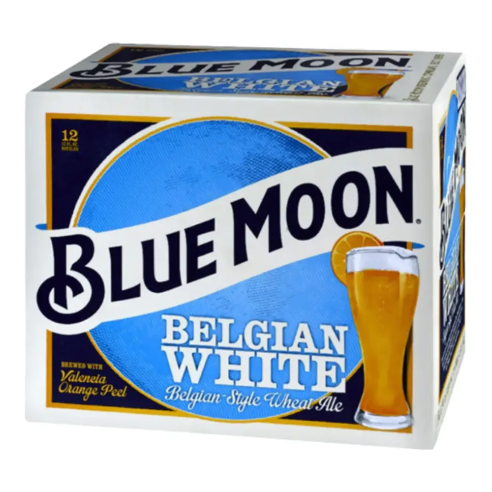 071990095161 BLUE MOON WHITE ALE 12Z/12PK - Image 1
