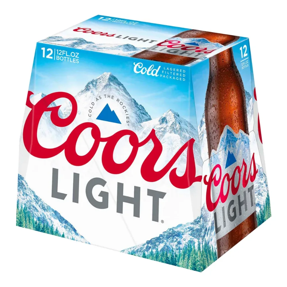 071990300692 COORS LIGHT BOTTLES 12Z/12PK - Image 1
