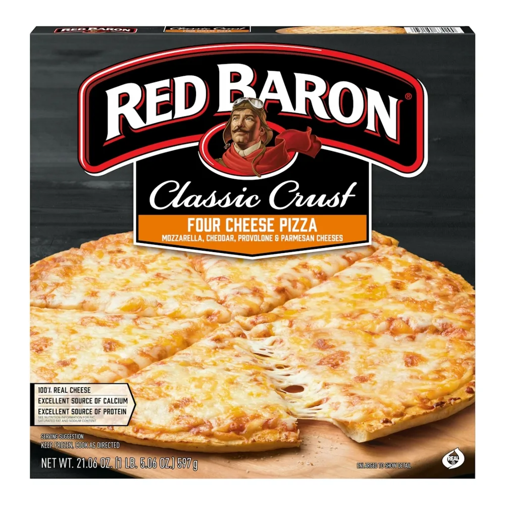 072180634290 RED BARRON CLS 4 CHEESE PIZZA 21Z - Image 1