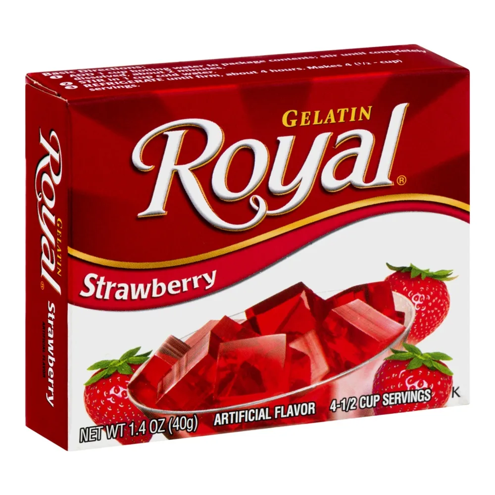 072392010424 ROYAL GELATIN STRAWBERRY 1.4Z - Image 1