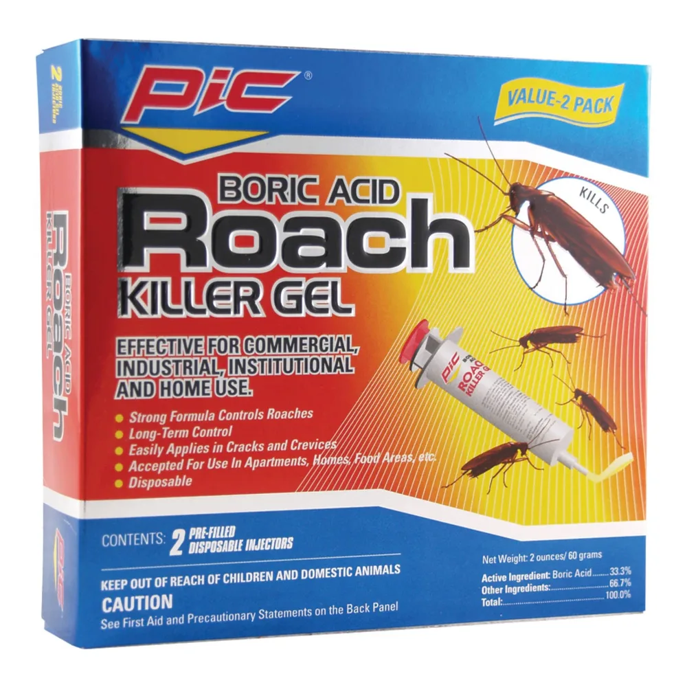 072477980772 PIC ROACH KILLER BORIC ACID GEL 2CT - Image 1