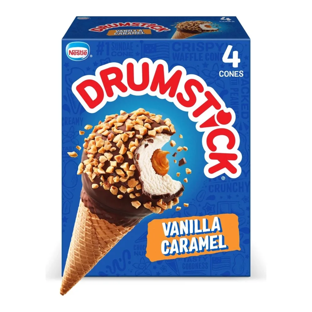 072554000218 NESTLE FUDGE DRUMSTICKS VAN/CAR 4PK - Image 1