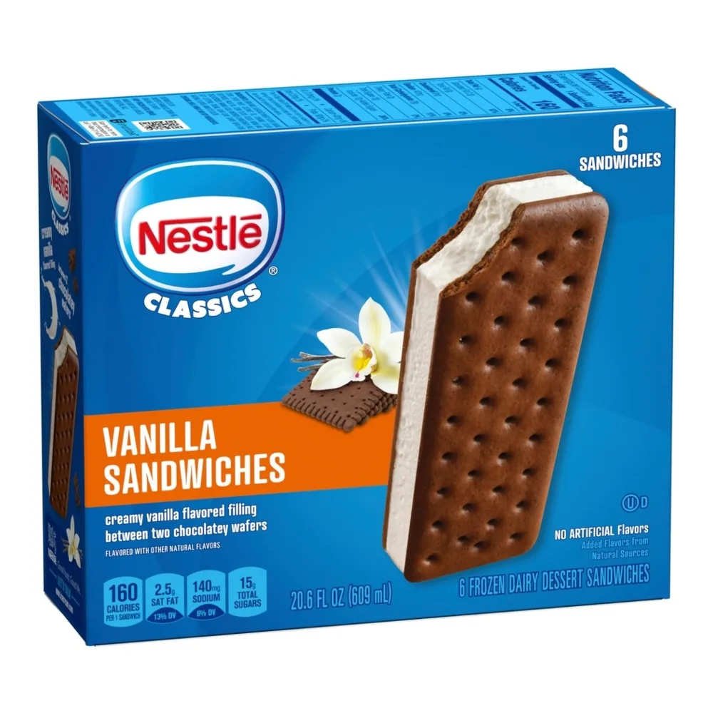 072554111860 NESTLE VANILLA SANDWICHES 6PK - Image 1