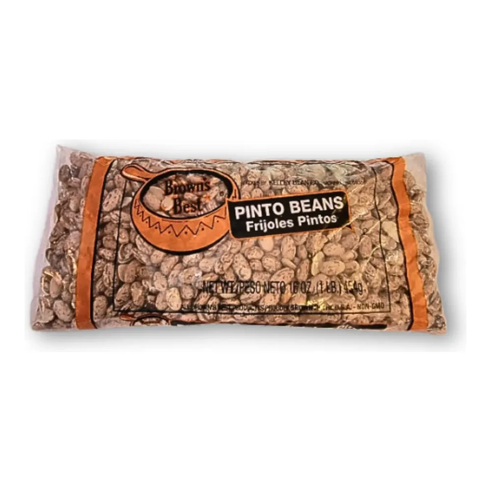 072579001023 BROWNS BEST PINTO BEANS 1LB - Image 1