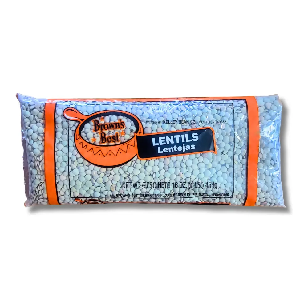 072579001238 BROWNS BEST LENTILS 16Z - Image 1