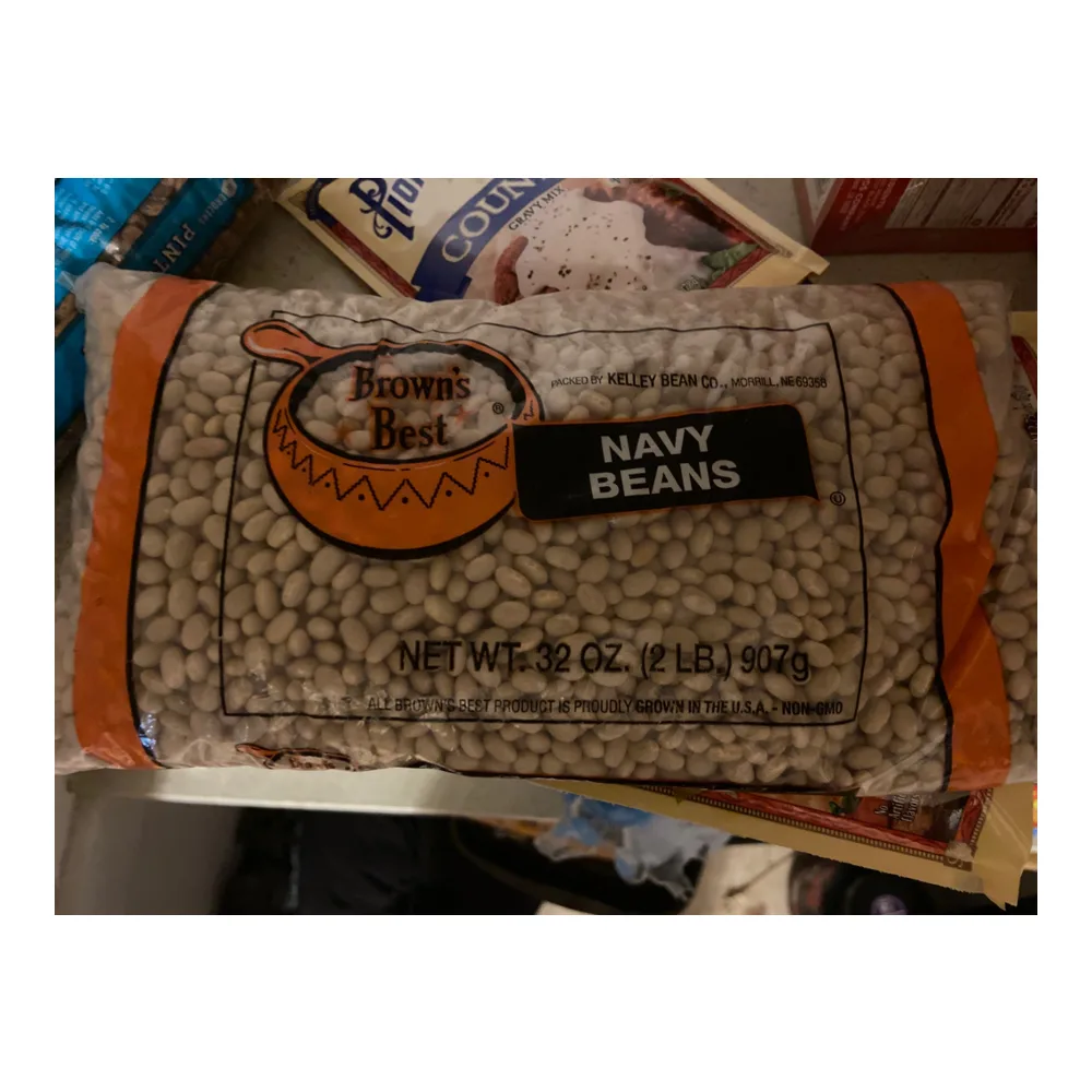 072579002150 BROWNS BEST NAVY BEANS 2LB - Image 1