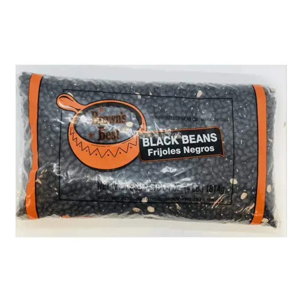 072579004116 BROWNS BEST BLACK BEANS 4LB - Image 1
