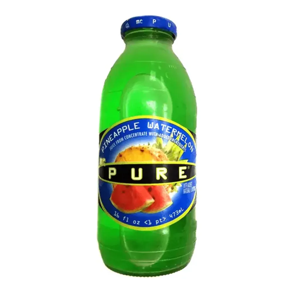 072718101812 MR PURE PEACH WATERMELON JUICE 16Z - Image 1
