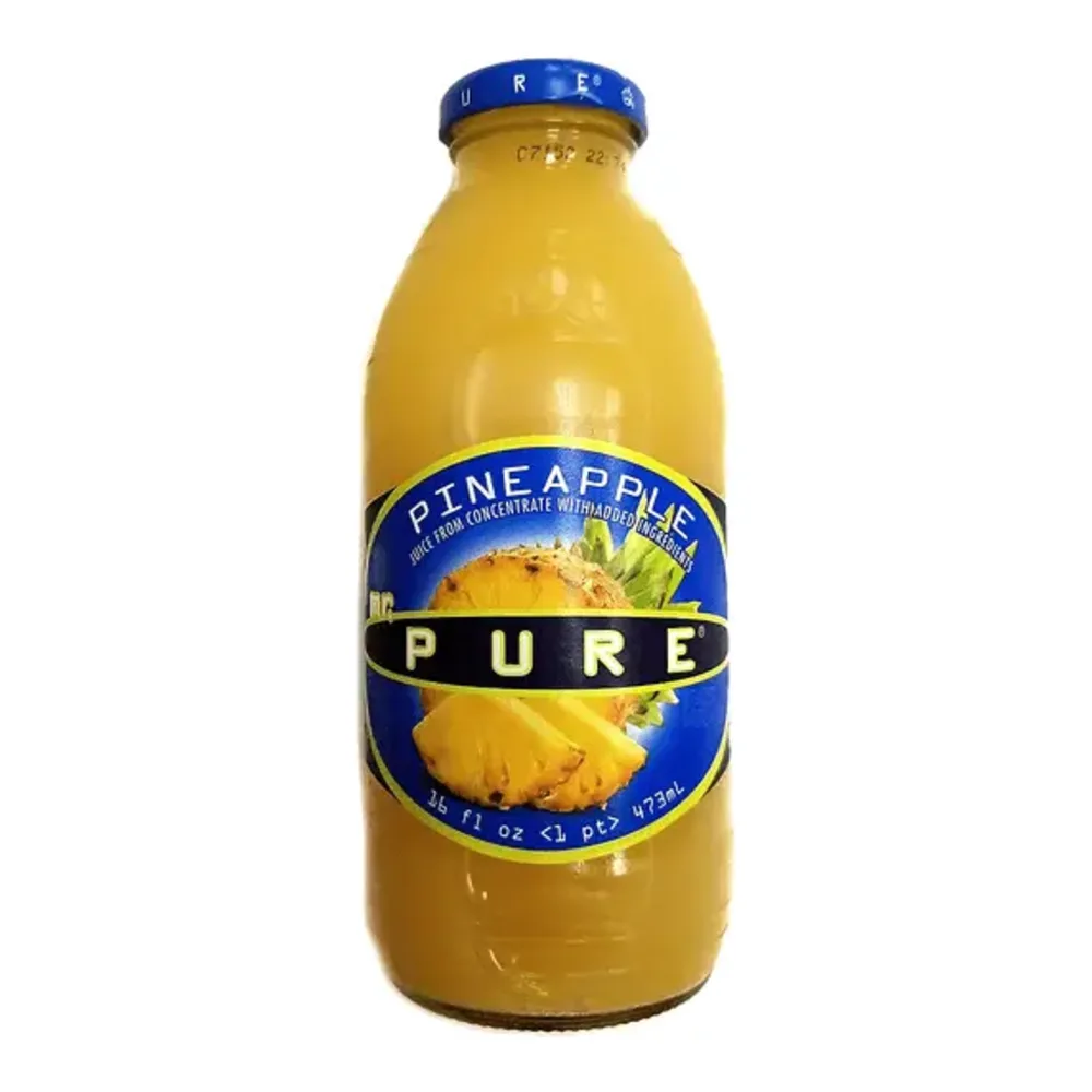 072718600377 MR PURE PINEAPPLE JUICE 16Z - Image 1