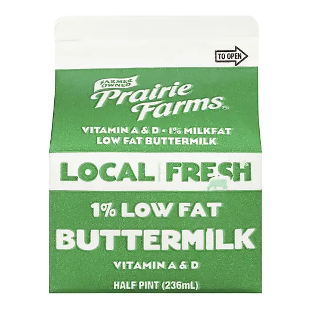 072730256057 PRAIRIE FARMS BUTTERMILK 1/2PT - Image 1