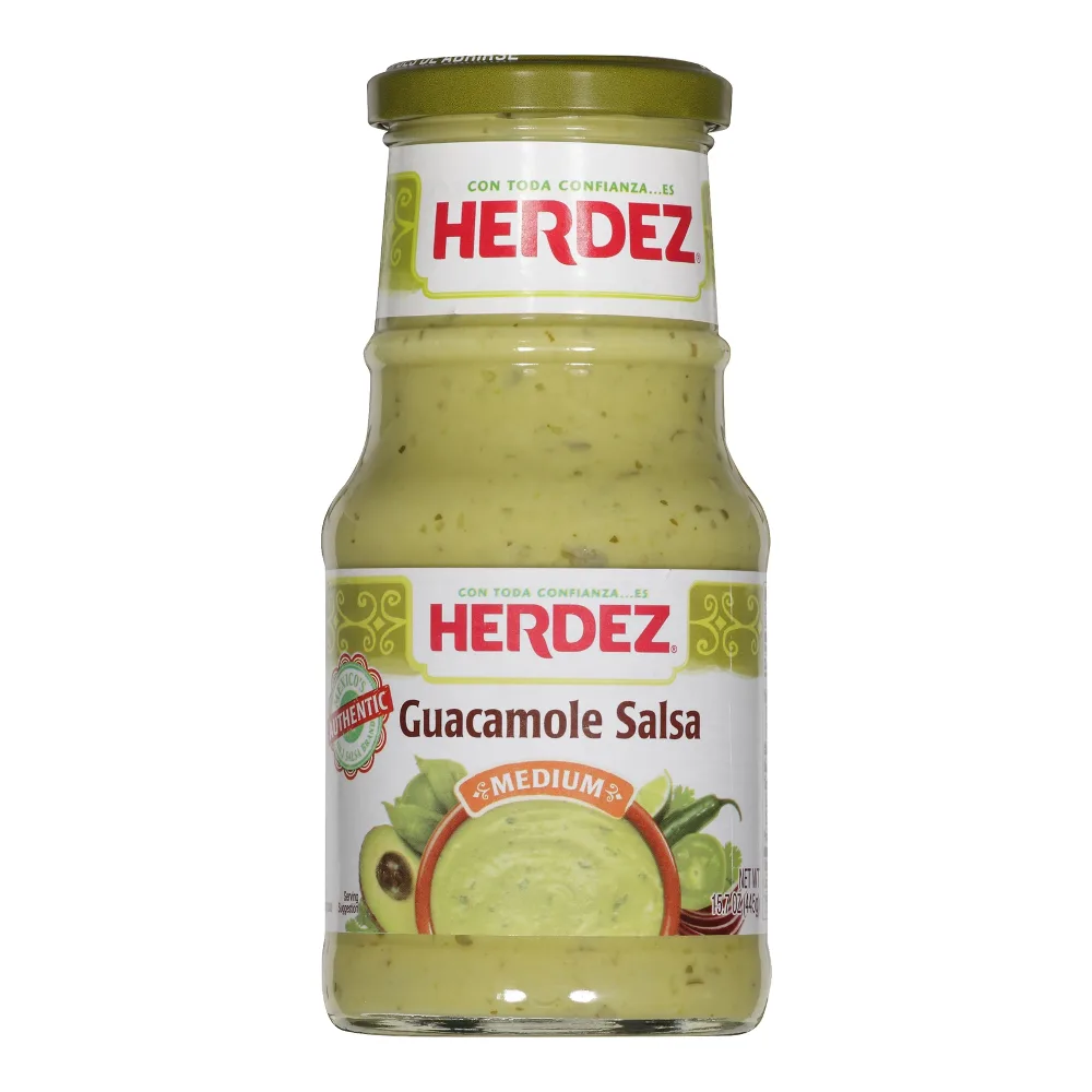 072878434836 HERDEZ GUACAMOLE SALSA 15.7Z - Image 1