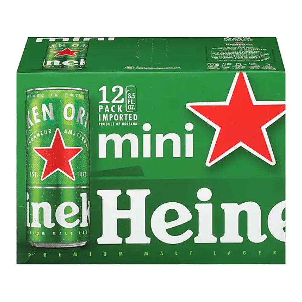 072890005298 HEINEKEN IMPORT CANS 8.5Z/12PK - Image 1